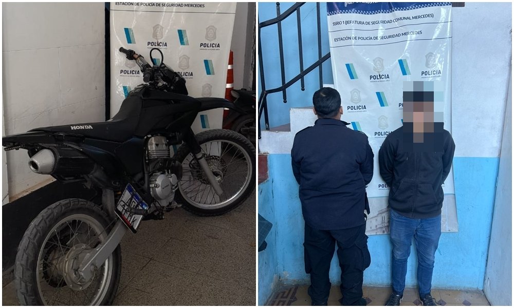 Se movilizaba en moto con datos falsificados