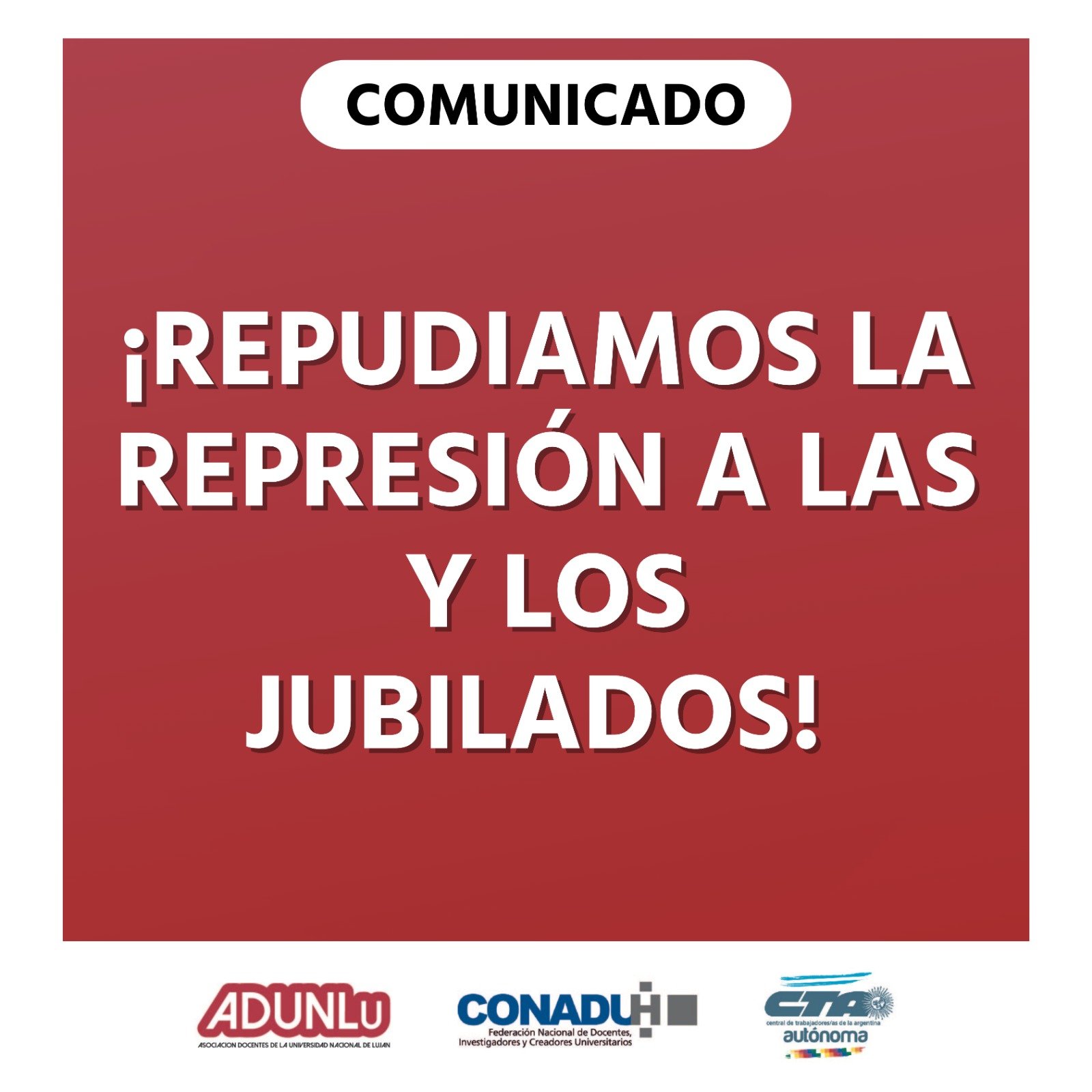 Comunicado Adunlu