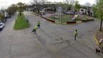 Rápido operativo de limpieza de la ciudad