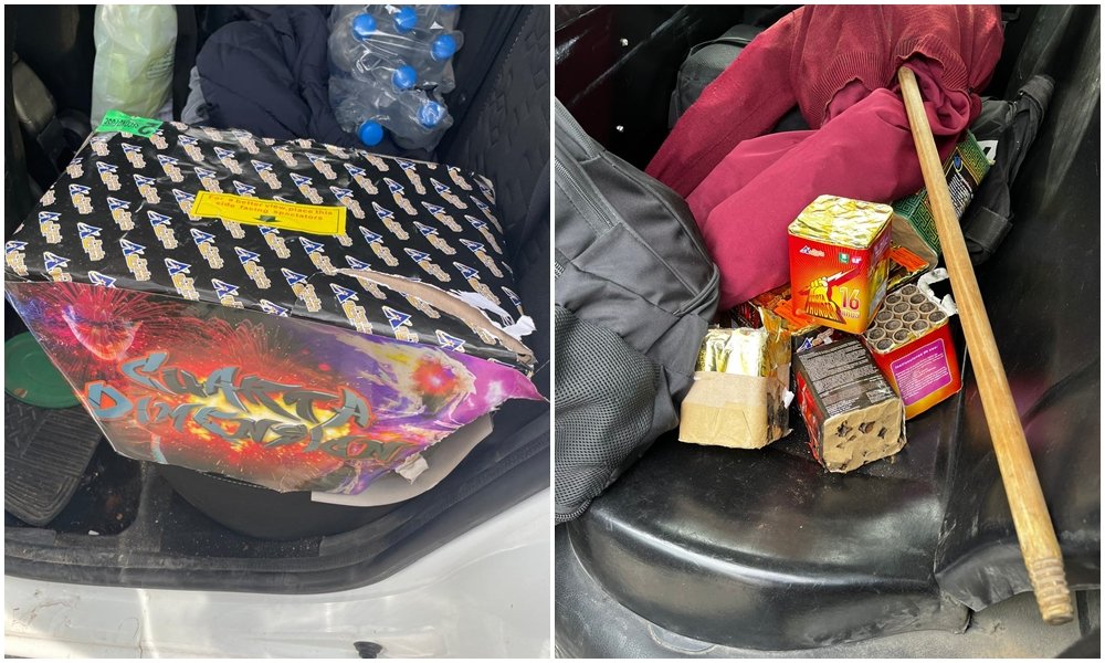 Decomiso de pirotecnia y objetos indebidos