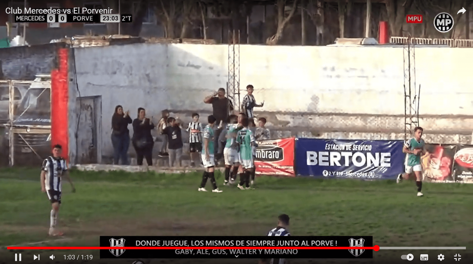 Mirá el gol de la victoria de Club Mercedes frente a El Porvenir