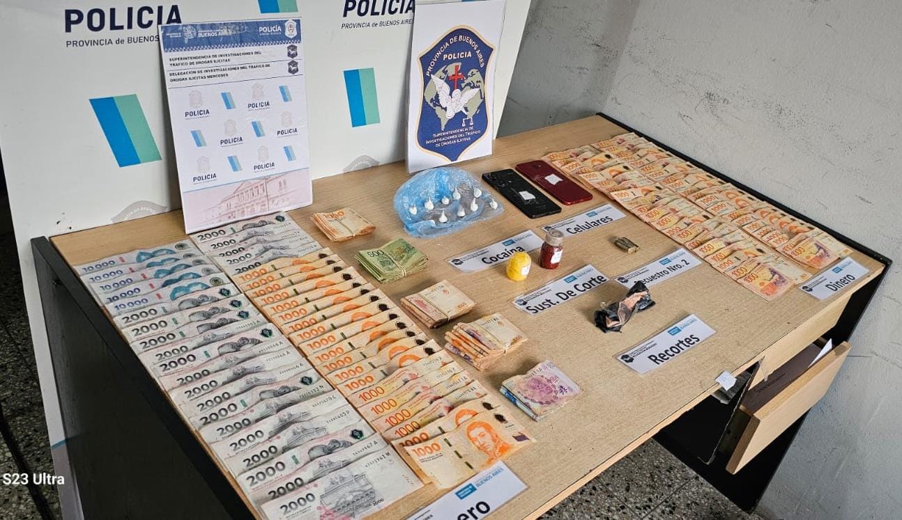 Luján: desarman red de venta de drogas con policía mercedina