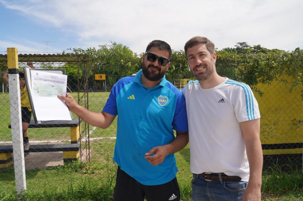 Apoyo a “Los Carteros” para realizar más infraestructura