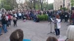Marcha educativa en Mercedes