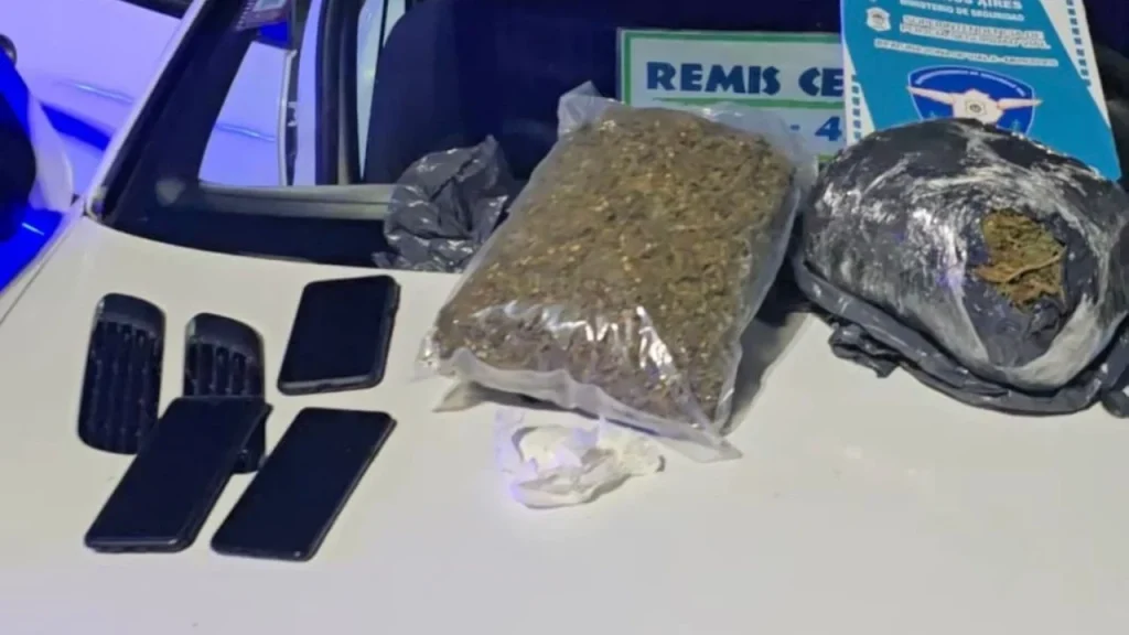 Remisero mercedino detenido en Chivilcoy con marihuana y cocaína