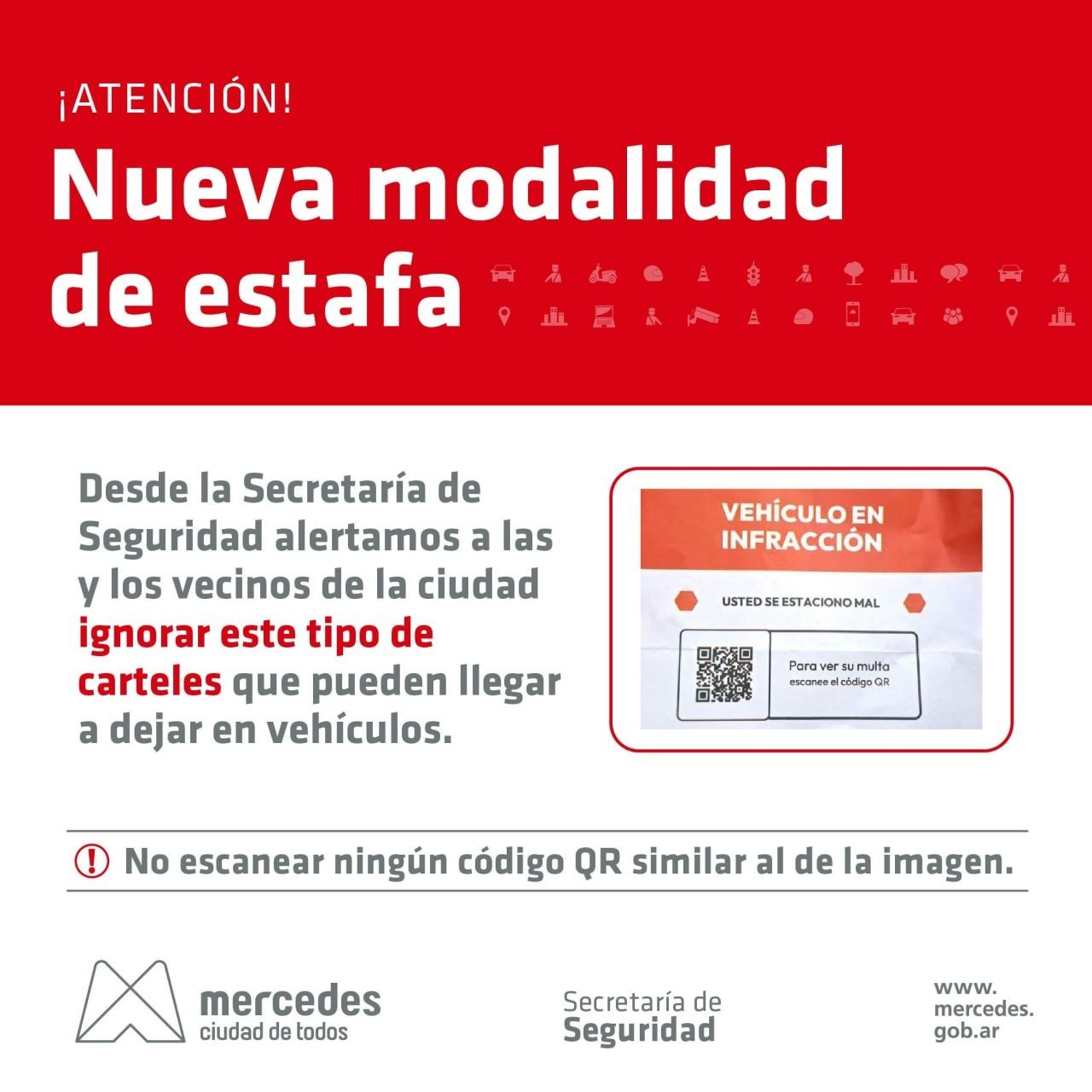 Alertan sobre estafas con QR y estacionamientos