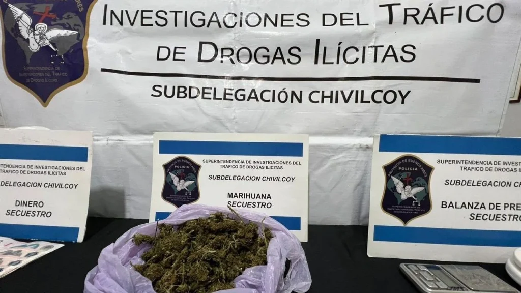 Allanamientos y Detenciones por Tráfico de Drogas en Chivilcoy