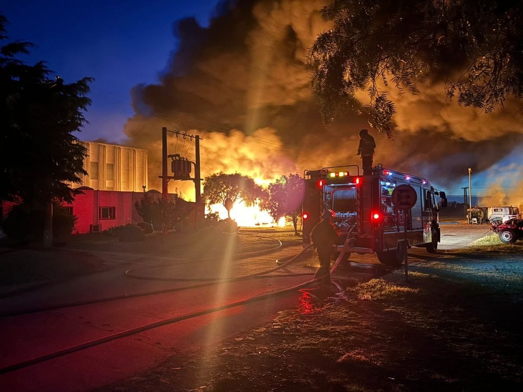 Incendio en fábrica Agrale