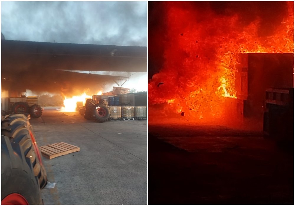 Incendio en fábrica Agrale