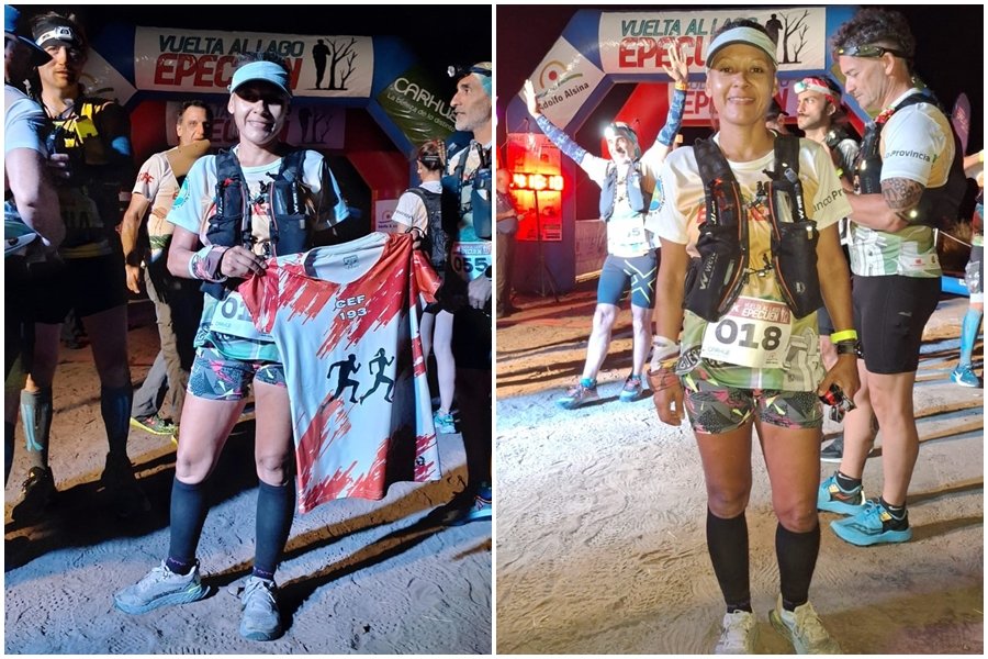 Runner del CEF 193 terminó tercera en la Vuelta al lago Epecuen