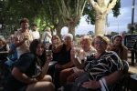 Se realizó el tradicional brindis con instituciones y el municipio