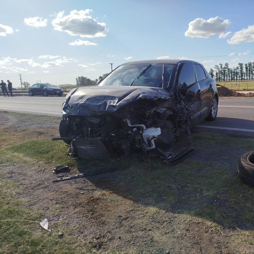 Triple choque en Ruta Nacional N°5 jurisdicción Suipacha