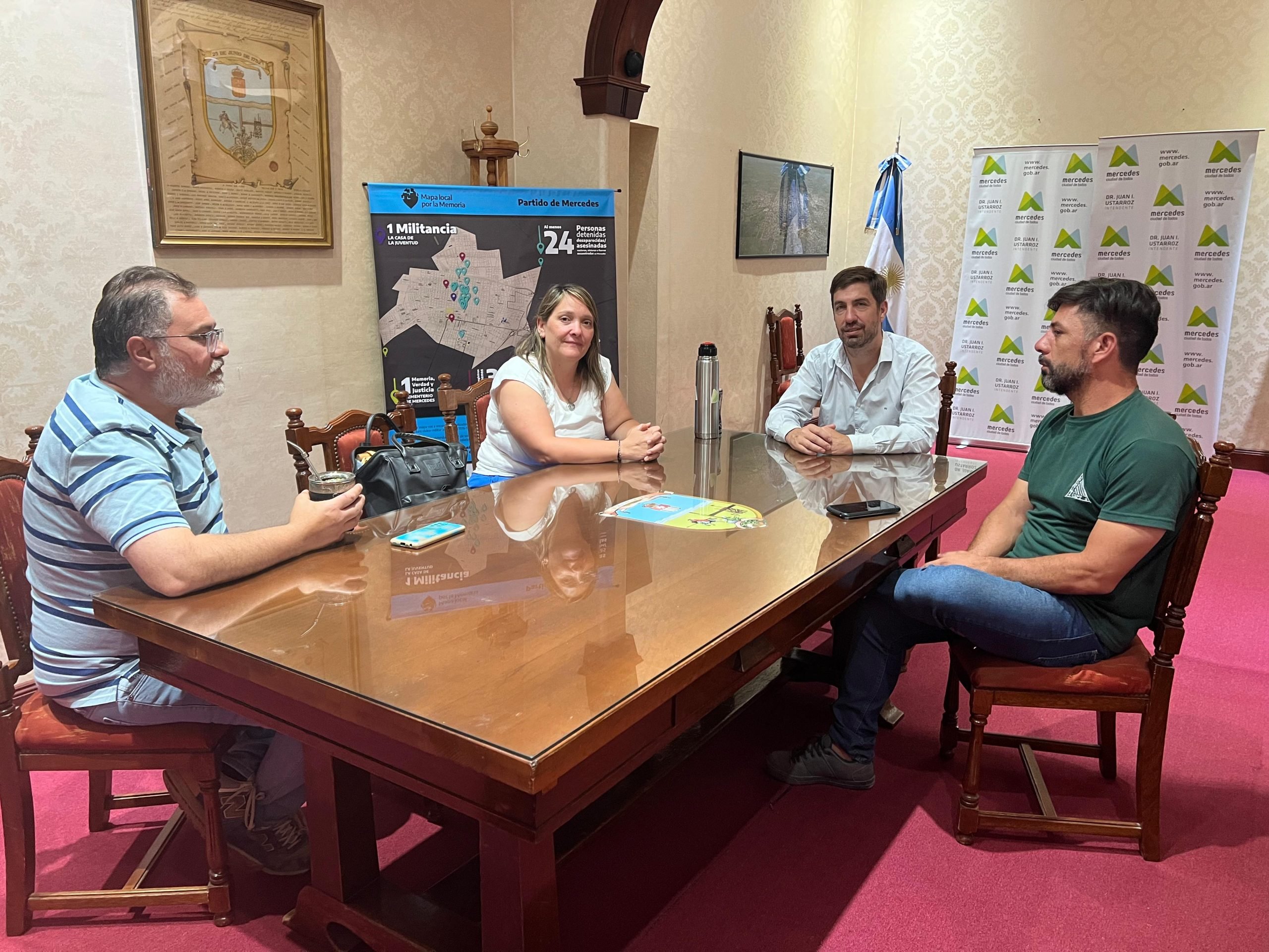 Intendente Ustarroz recibió a la presidenta de FACEPT