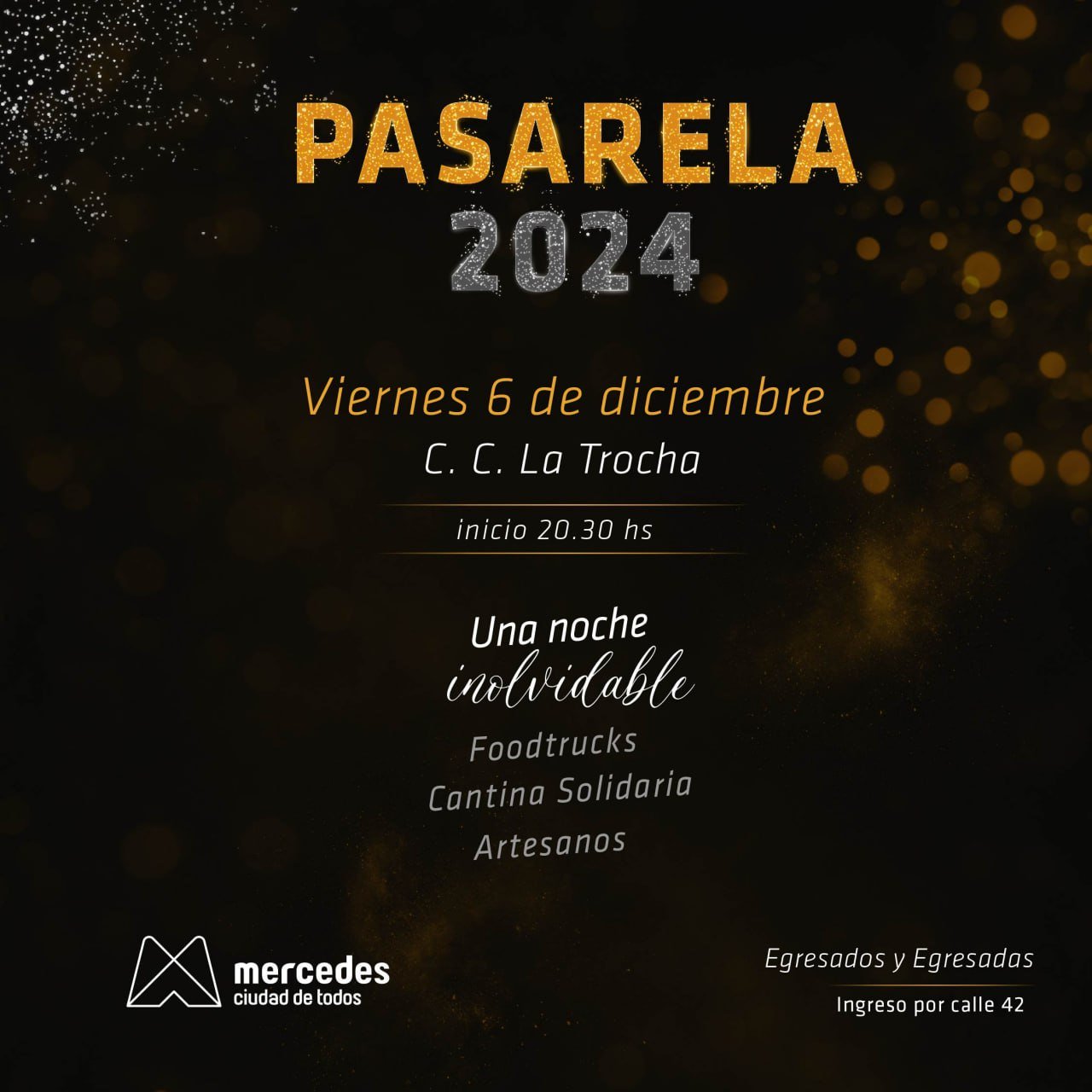 El viernes se vivirá la "Pasarela 2024" en La Trocha