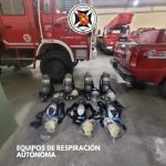 Bomberos logró con gran esfuerzo recambiar equipos de trabajo