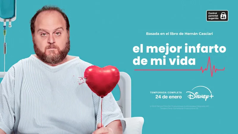 Hernán Casciari llega a Disney+ con "El Mejor Infarto de Mi Vida"