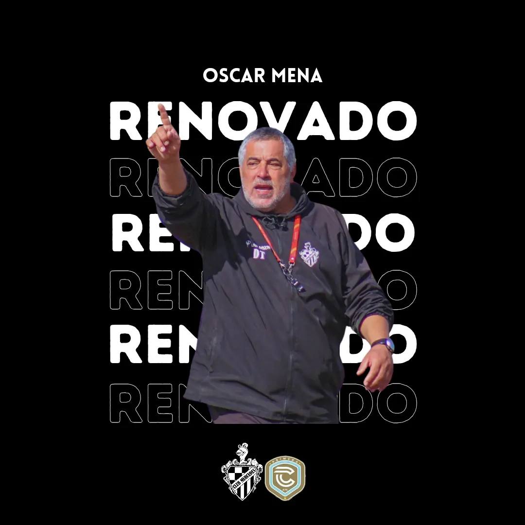 Mena continuará como técnico de Club Mercedes en Primera C