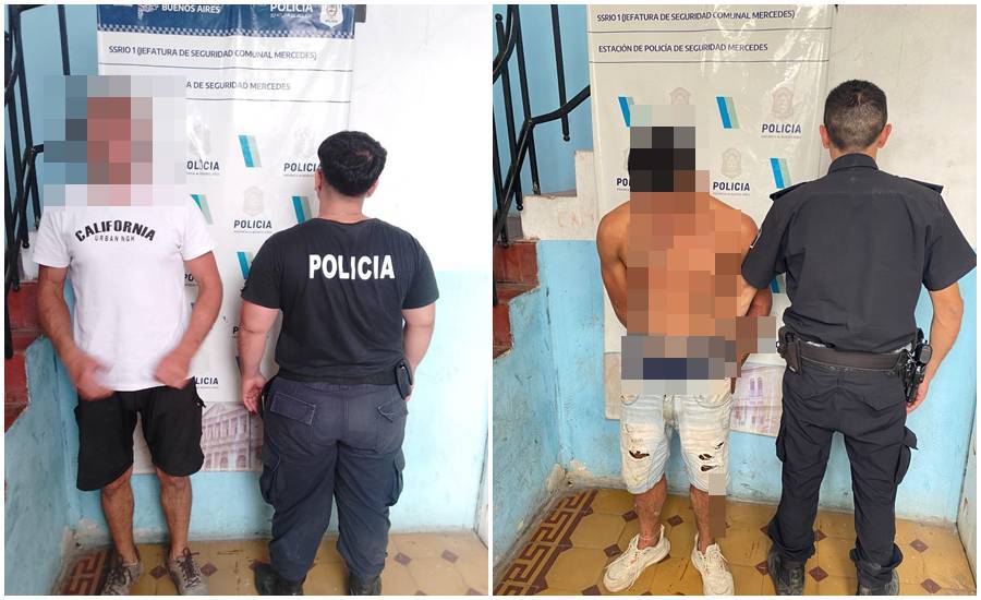 Robaron y policía de Mercedes los metió presos