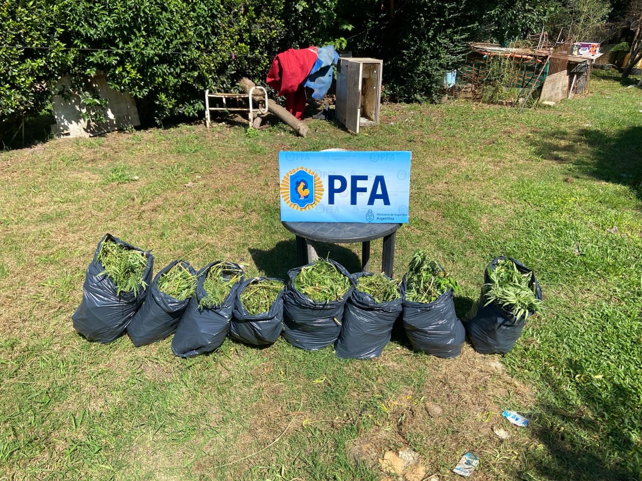 Policía Federal Mercedes secuestra Marihuana en Hospital de Rodríguez