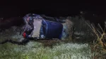 Despiste y vuelco en Ruta N5 altura Chivilcoy