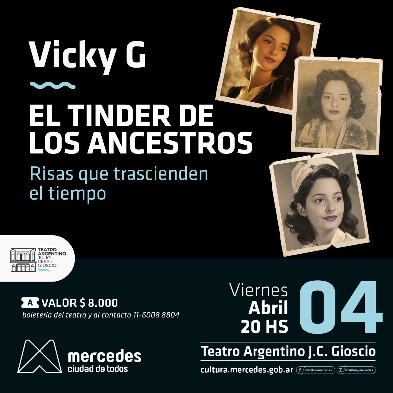 Viernes con “Vicky G” en el Teatro Argentino