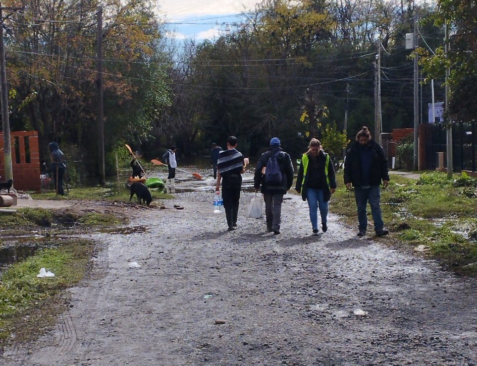 Donaciones para inundados en Mercedes