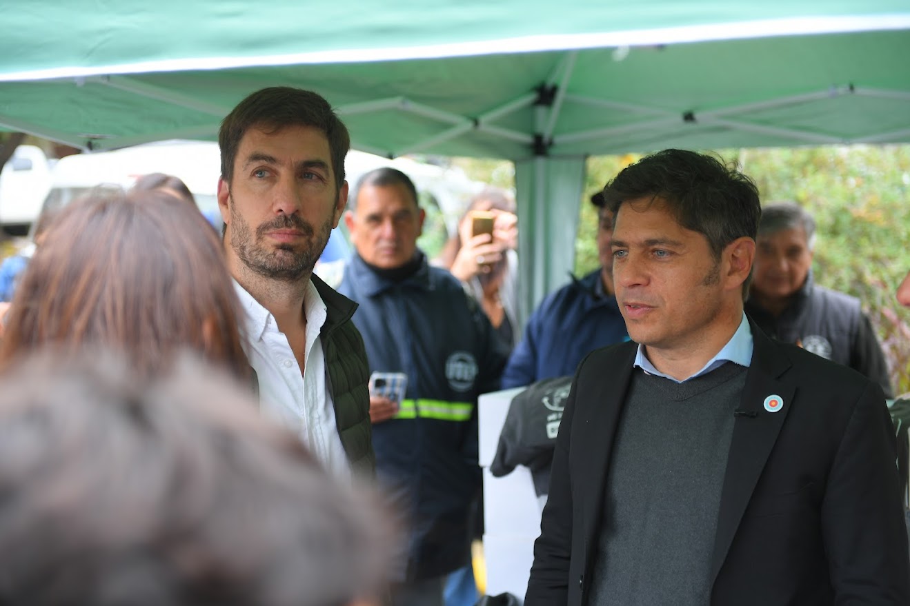 Kicillof: “Juani es un gran intendente y un ejemplo de trabajo”