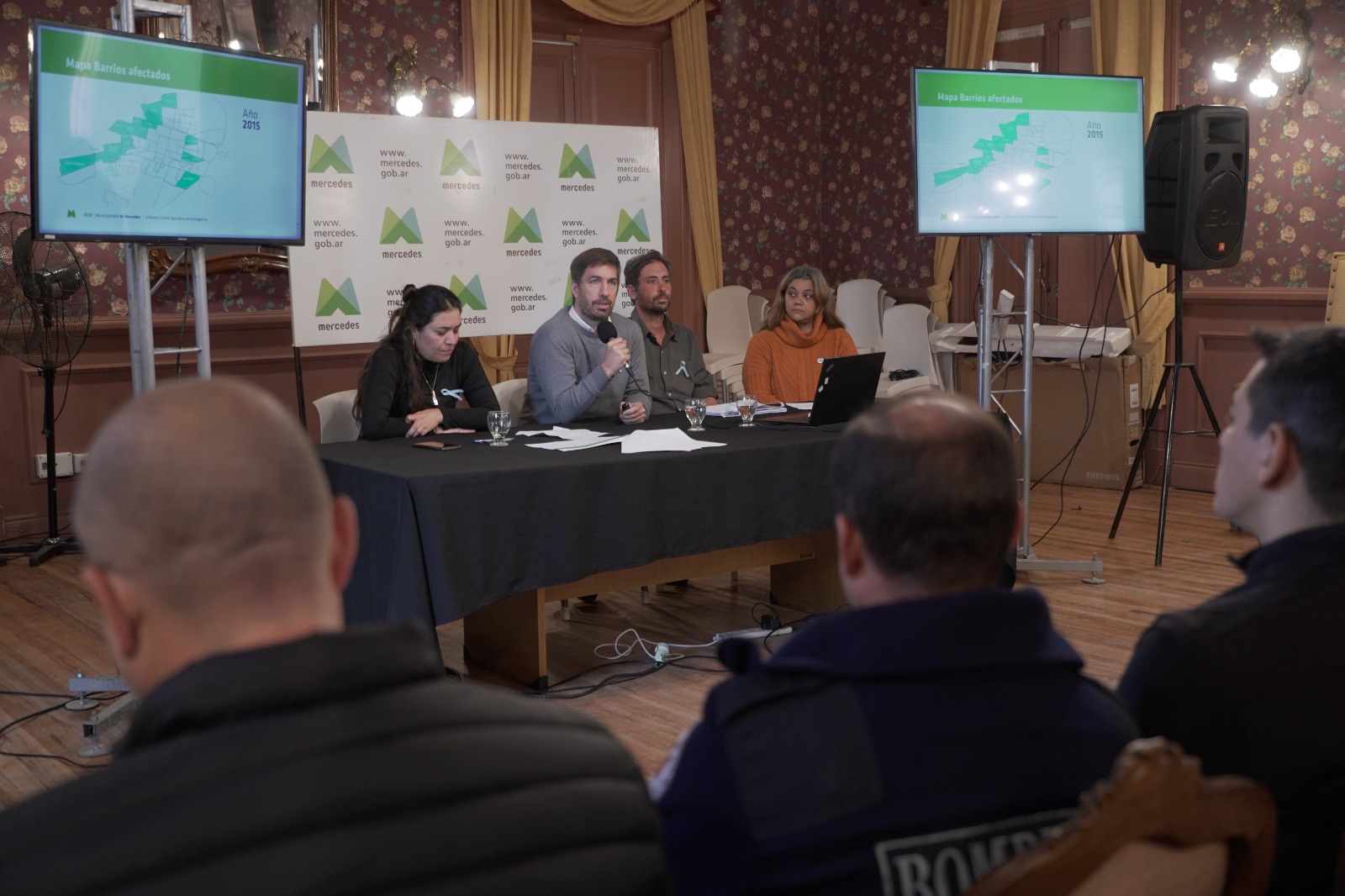 Ustarroz presentó un completo informe del Comité Operativo de Emergencia tras el temporal