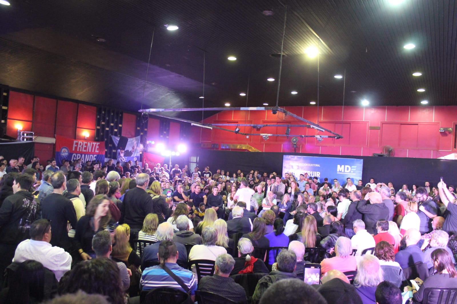 Mercedinos en el encuentro de la primera sección del Movimiento Derecho al Futuro