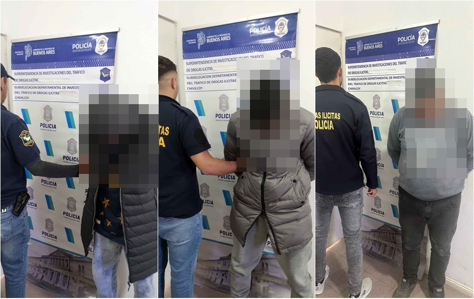 Detenidos en Chivilvoy por tenencia de drogas