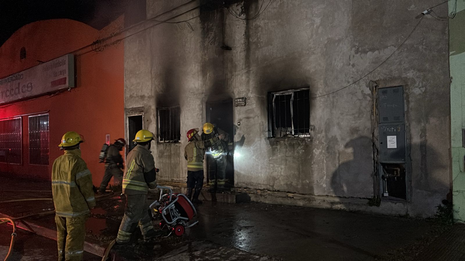Incendio con destrucción total en una vivienda
