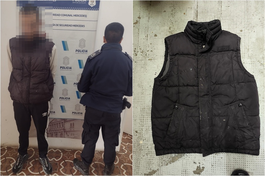 Robó y la Policía rápidamente lo detuvo