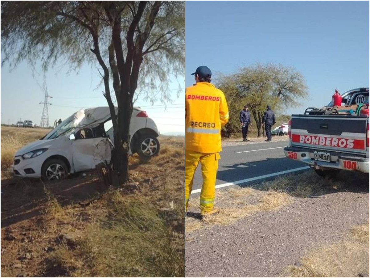 Vecina de Mercedes resulta herida en un grave accidente en el norte del país