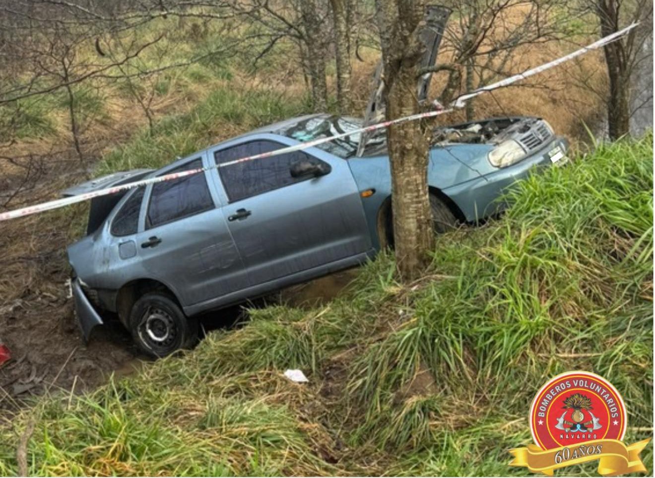 Siniestro vial en navarrio