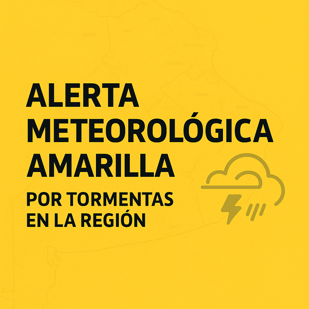 Alerta Amarilla en Mercedes y la Región