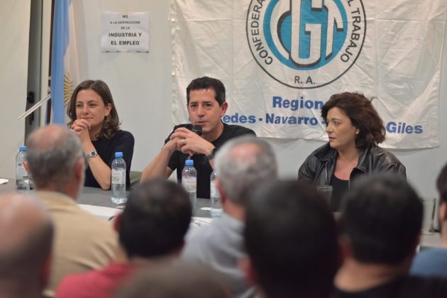 Encuentro de trabajadores y la CGT Regional Mercedes