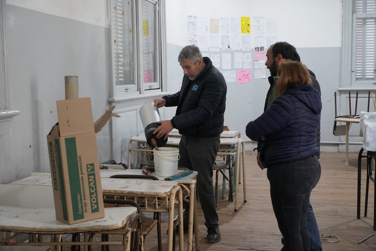 Realizaron obras en la Escuela Normal ante el retorno de las clases