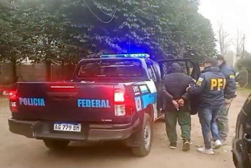 Policía Federal Mercedes efectuó detenciones en Gral Rodriguez