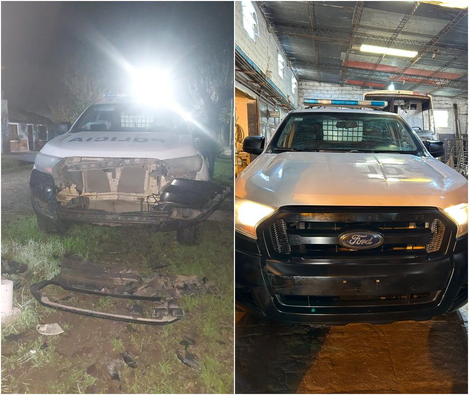 Recuperan camioneta policial con trabajo de la Unidad N°5