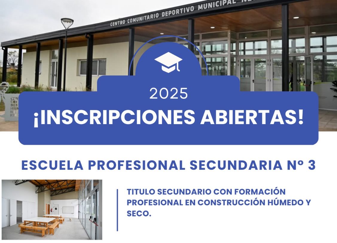 Sigue la inscripción para la Escuela Profesional Secundaria N°3