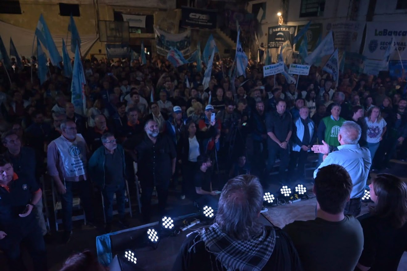 Con figuras nacionales: multitudinario acto de la CGT en Mercedes
