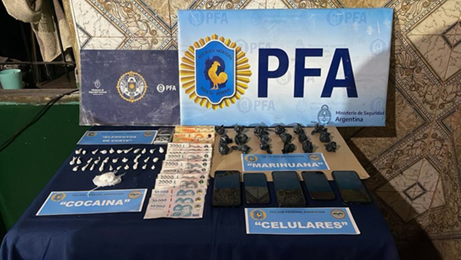 Policía Federal de Mercedes allana por drogas en General Rodriguez