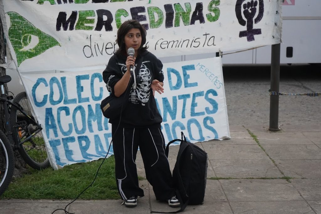 Mercedes también se movilizó contra el ajuste en educación