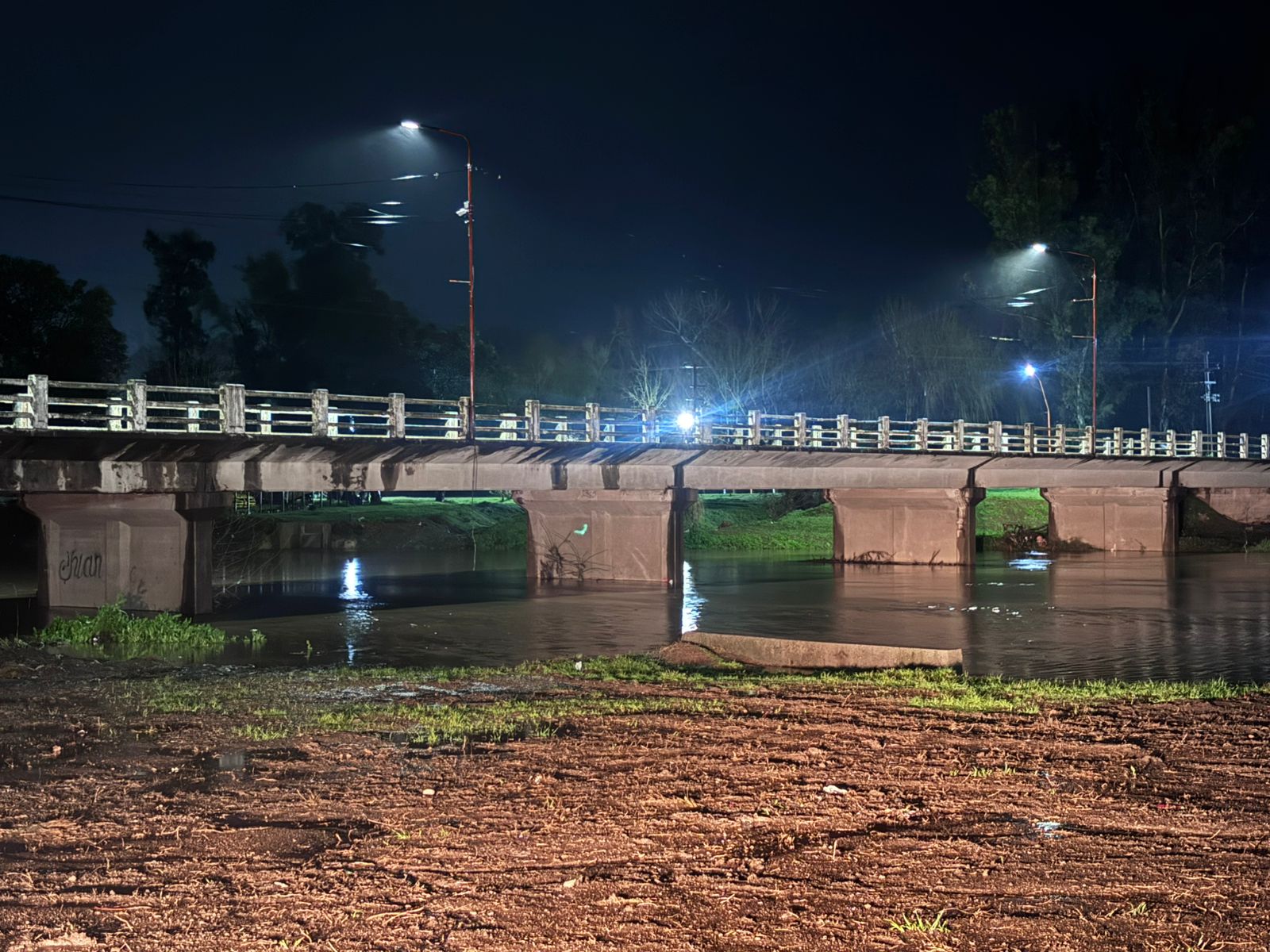 Día con alerta y 79mm de lluvia caída en Mercedes