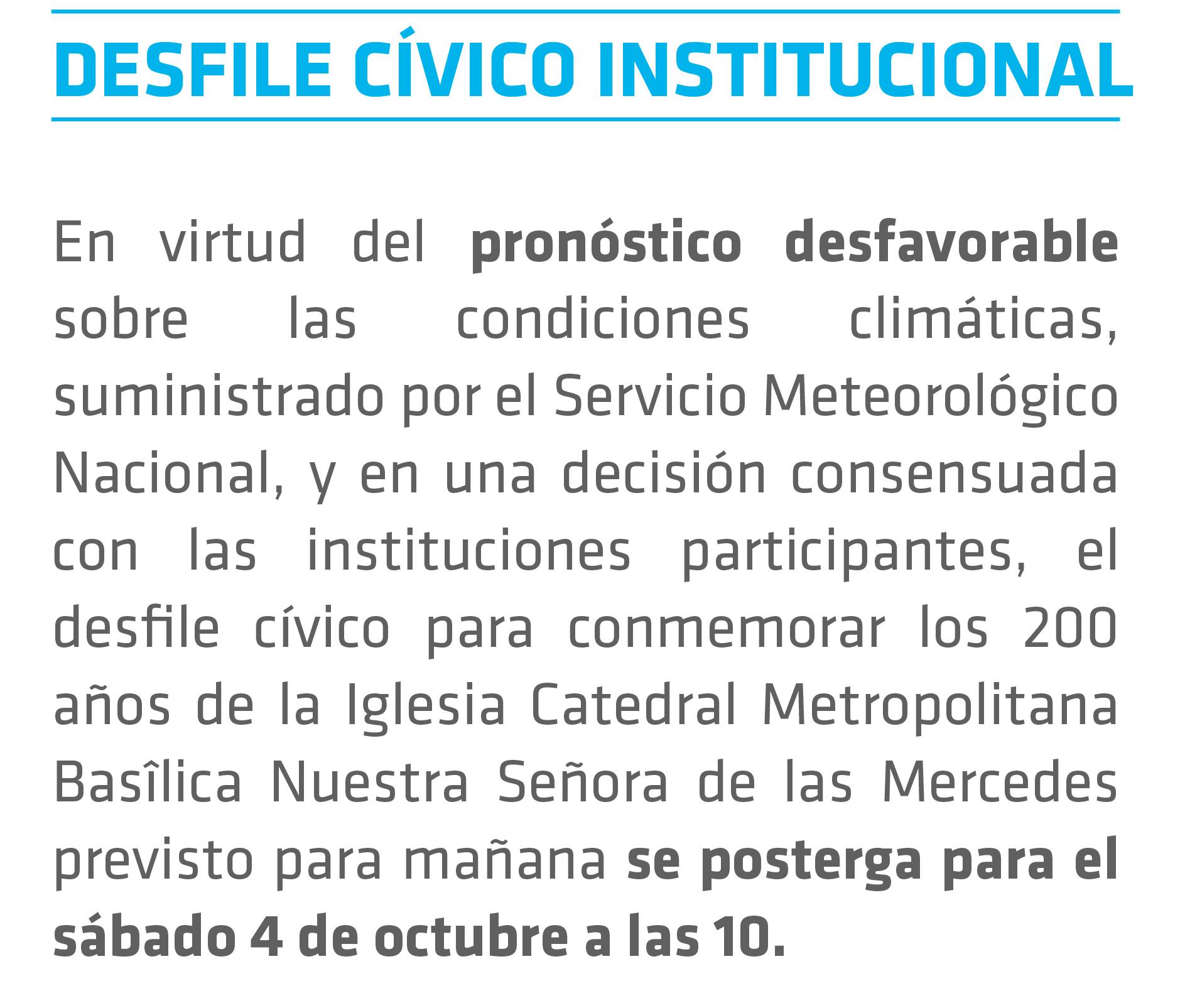 Desfile Cívico Mercedes