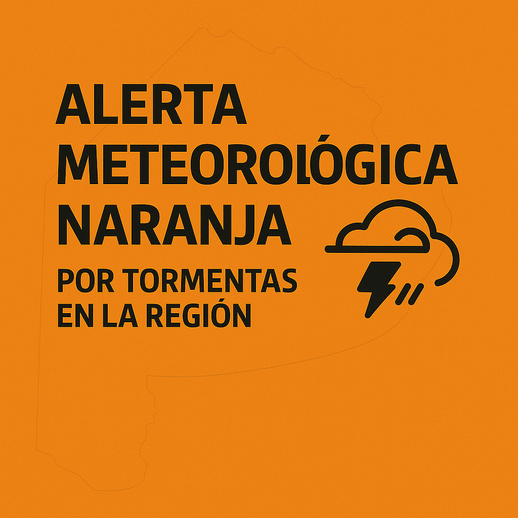 Alerta Naranja para Mercedes y la Región