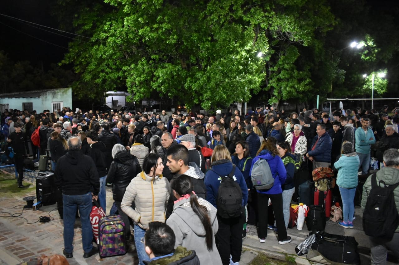 Partió una enorme delegación de mercedinos a los Juegos Bonaerenses