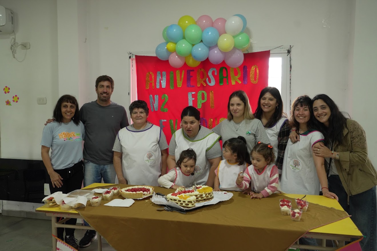 El Jardín Espacio Primera Infancia «Eva Duarte» celebró sus 2 años de acompañamiento familiar