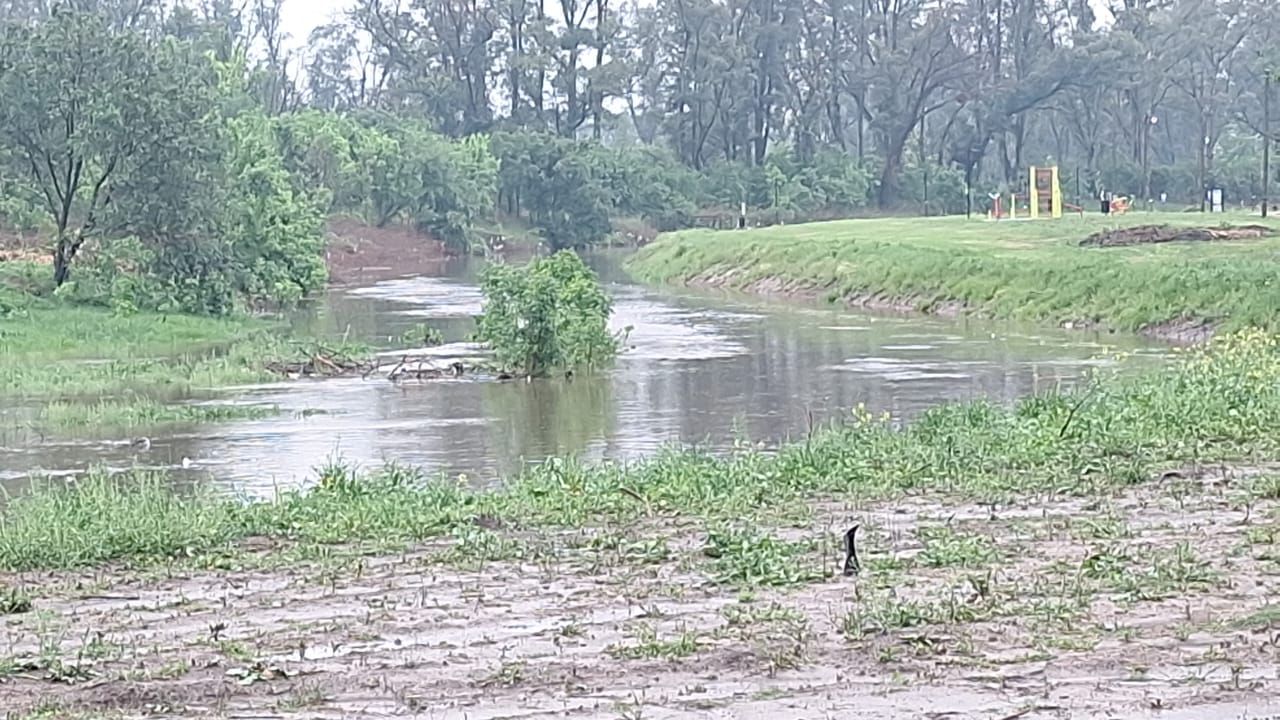 Lluvia en Mercedes - Río Luján
