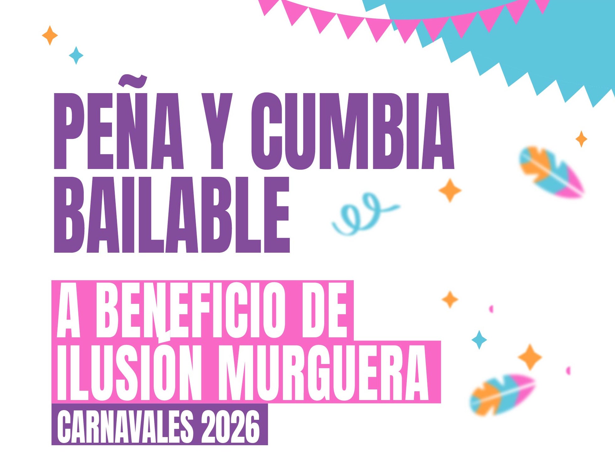 "Peña y Cumbia Bailable" une a la familia y la solidaridad por una noble causa